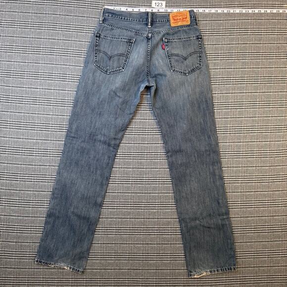 Levi's 514 Men's Jeans Light Wash Denim Straight Fit Size 29x32 - Picture 1 of 9